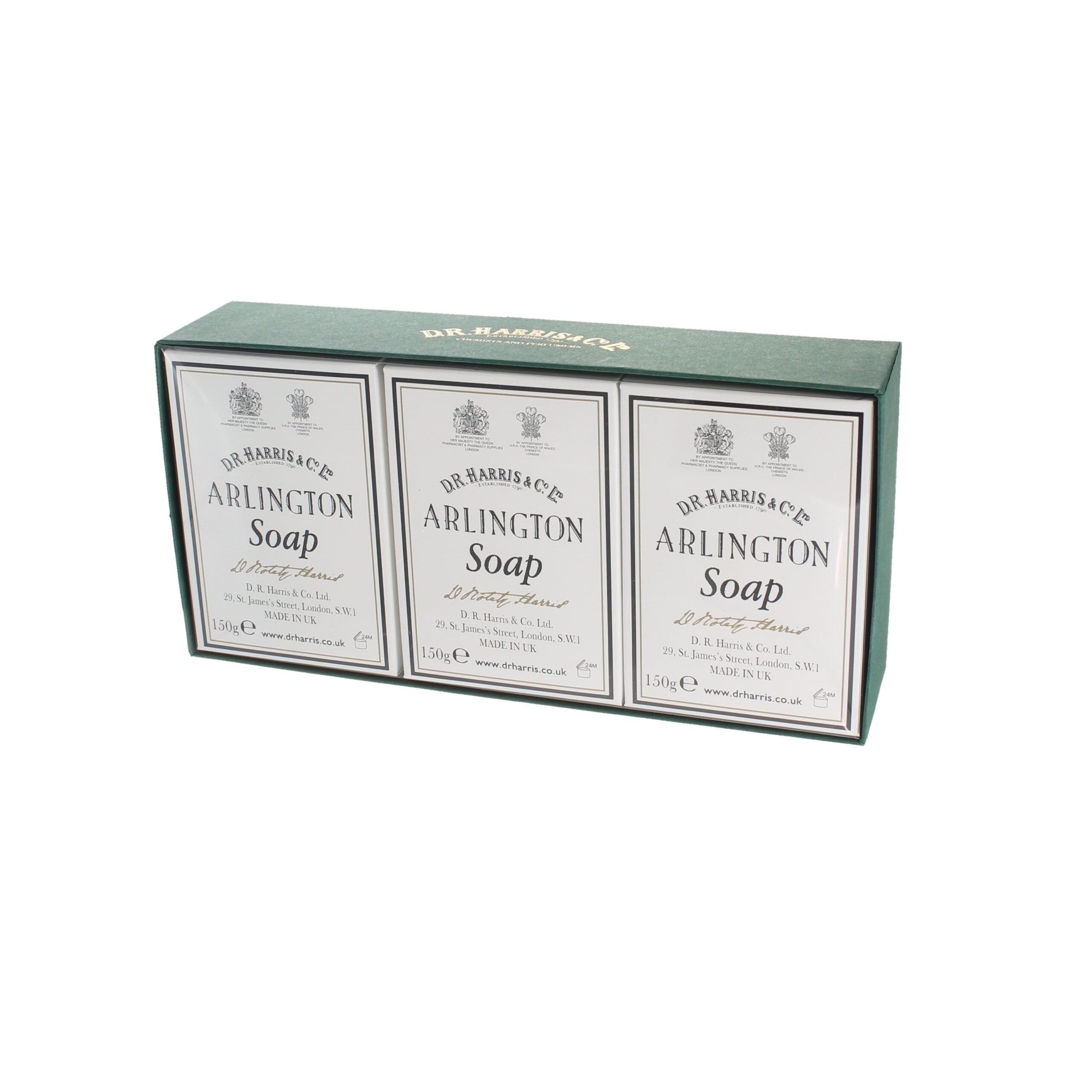 D.R. Harris Arlington Bath Soap, 3 Pack